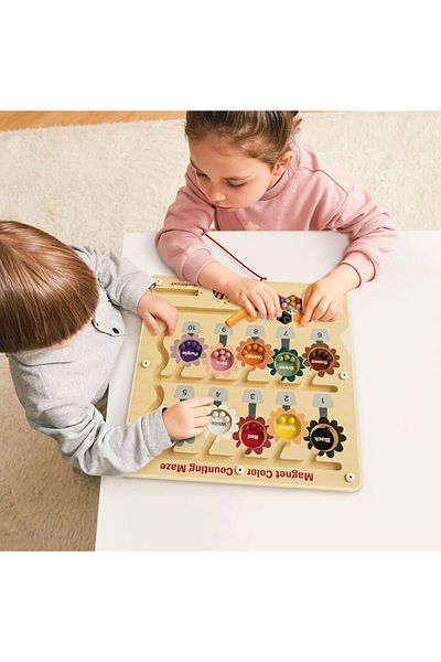 Sunman Montessori Magnetic Bee Maze