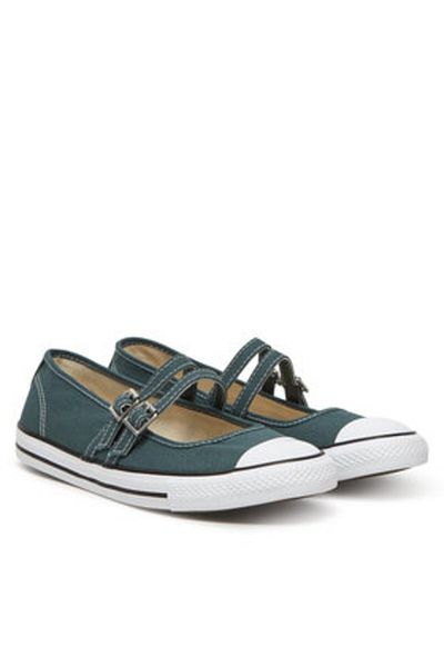 converse Balerini verzi pentru femei CONVERSE-A13797C TRUE NATURE/WHITE/TRUE NATURE