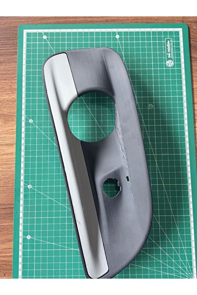 3B38 Citroen C4 B7 Sis Far Çerçevesi Sensör Delikli Nikelajlı (Sağ Sol Bir çift)