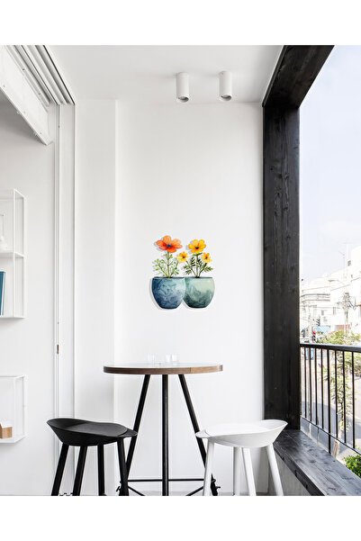 macrodec FLOWER POTS/SARI ÇİÇEKLİ SAKSILAR
