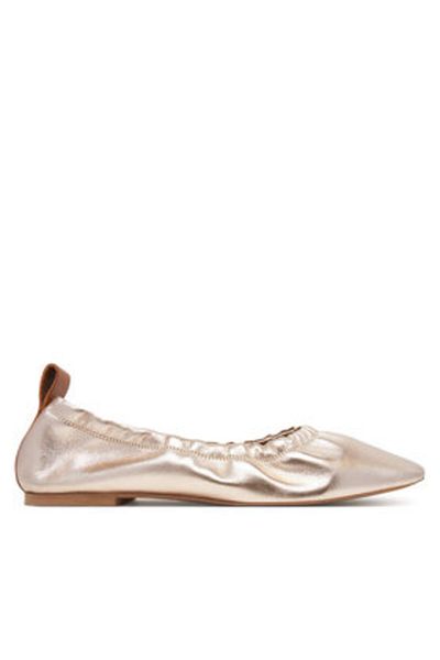 Pepe Jeans Balerini aurii pentru femei PEPE JEANS-PLS10429 029GOLDEN