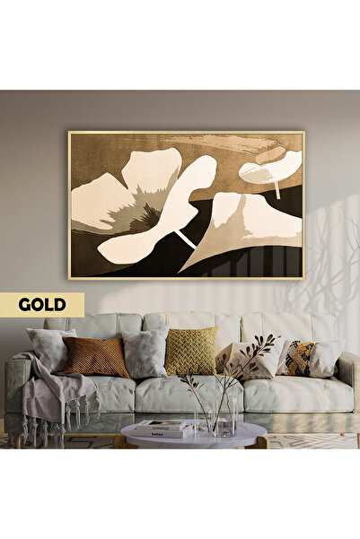 Harikabirev HARİKABİREV |   MODEL DE FLORI ABSTRACTE BRONZ-NEGRU (GARDENIA) |...