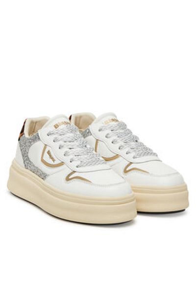 BLAUER Women's Sneakers white BLAUER-S5EMERY03/LEO WHI/LEO WHITE/LEOPARD