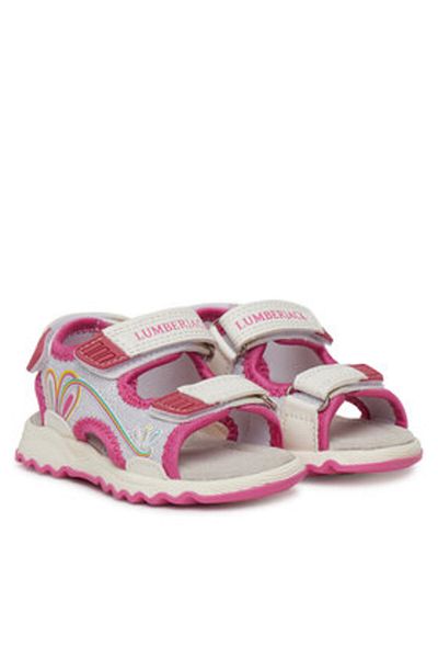 lumberjack Girl Sandals white LUMBERJACK-LJ-SGB3706-005-N47-M0164_20/24 M FUXIA/WHITE