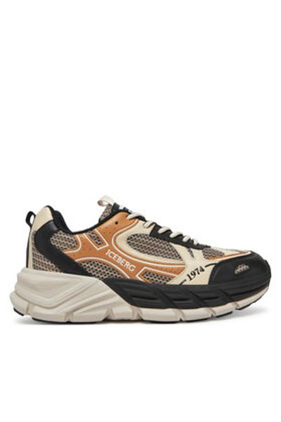 Iceberg Men's Sneakers beige ICEBERG-IU17060H IU1706.BEIGE/BLACK
