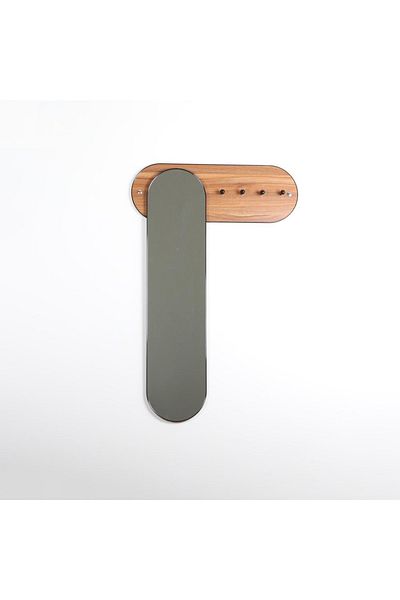 DEC13 Clothes hanger with mirror