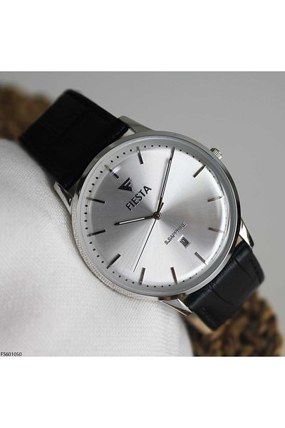 Fiesta Fs601050 Men's Wrist Watch with Leather Band