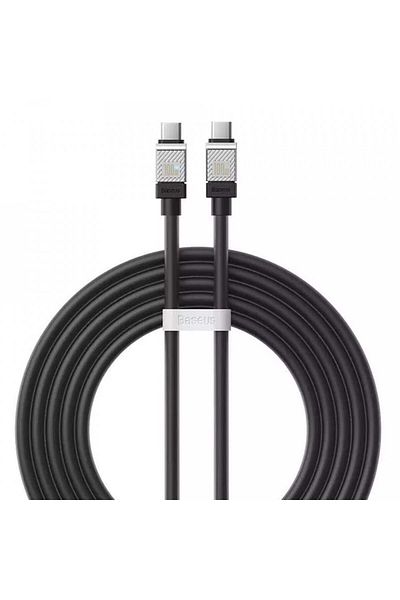 Baseus Data Cable Type-C to Type-C Super Fast Charging PD100W, 2m CoolPlay Series, Negru