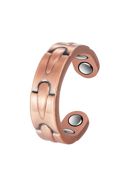 XTERRA 99.99% PURE COPPER RING WITH 4 THERAPEUTIC MAGNETS | Model VS-R19