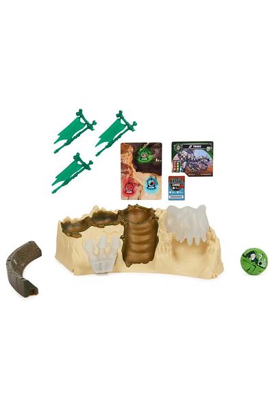 Spin Masters Bakugan Titanium Trox training set with 1 figure