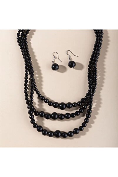 Shiklik MODA Stylish Women's Suit Set with Pearl Detail - Elegance and Aesthe...