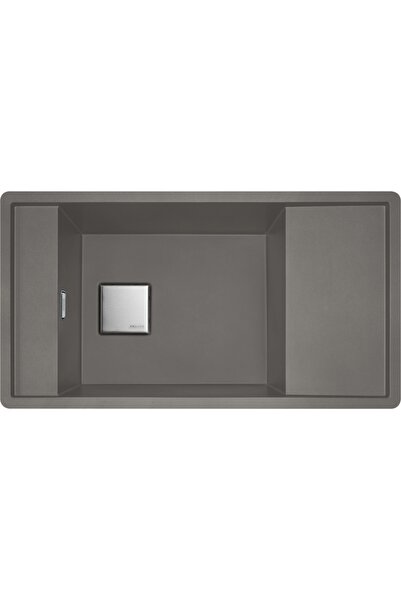 Franke 114.0656.034-Franke Fresno Fsg 611-88 Stone Gri Granit Eviye