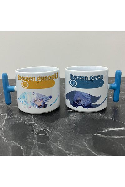 Define Moyas Genshin Impact Furina Mug Cup - Genshin Impact Sunny Night Series