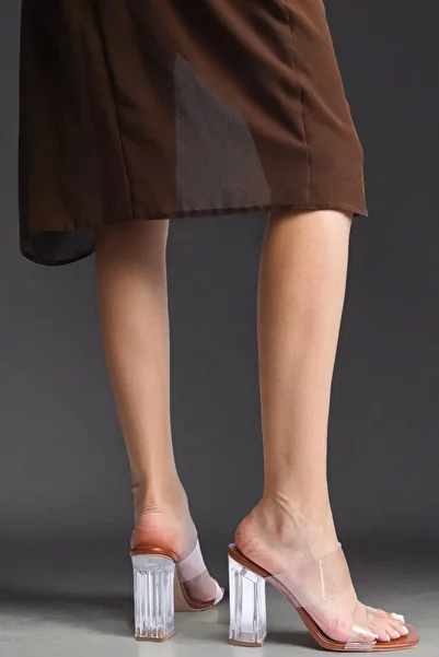 PayBuy Women's Elegant Shoes Transparent Heeled Slippers Special Design Evening Dress Shoes