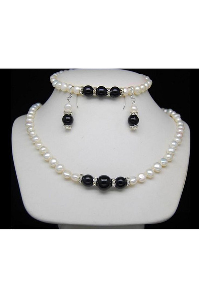 MODAELMAS1 Set of 3 Pearl Jewelry to Complete Your Elegance