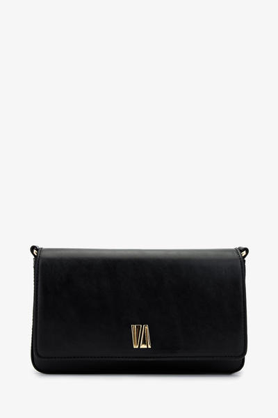 Valmenti Kadın Vegan Siyah Deri Postacı Çanta