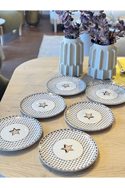 The Mia Emily Series 6-Piece Mixed Cake Plate