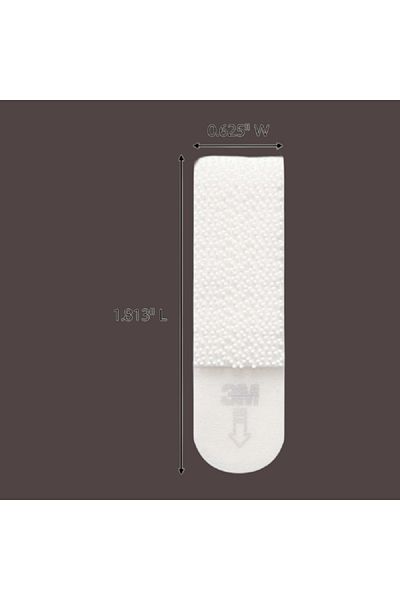 COMMAND 8-Pair Picture Hanging Strips White Small