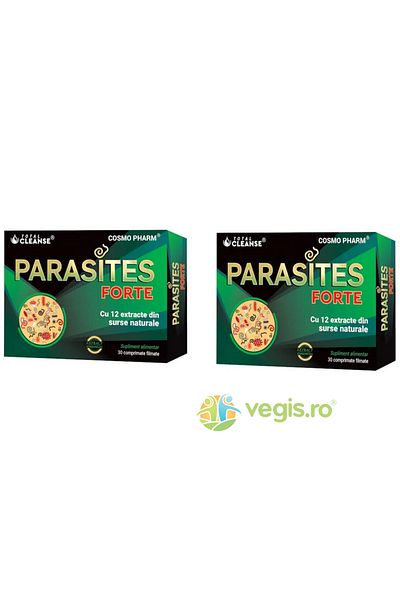 CosmoFARM Pachet Parasites Total Cleanse 30 tb+30 tb