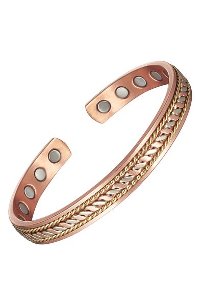 XTERRA THERAPEUTIC MAGNETIC BRACELET MADE OF 99.99% PURE COPPER | TREE OF LIFE | Model VS216