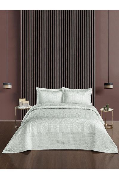 Karna Home Jacquard Grena Bedspread Set