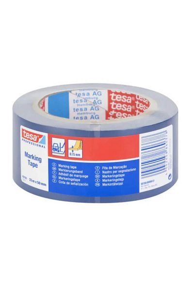 Tesa Bandă de marcare, albastră, 50 mm x 33 m, bandă albastră Tesa