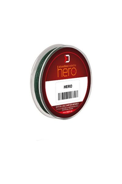DELPHİN Fish-On-X Hero textile fishing line green 0.12mm 8.2kg 15m