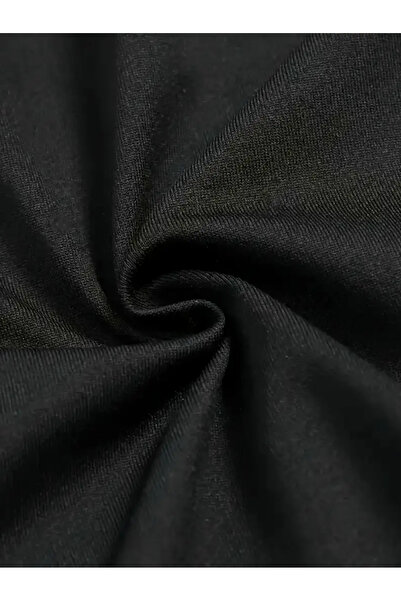 LAUSRA Erkek Esnek Rahat Giyim Siyah Mini Kesim Şort Denizde Plajda Giymelik