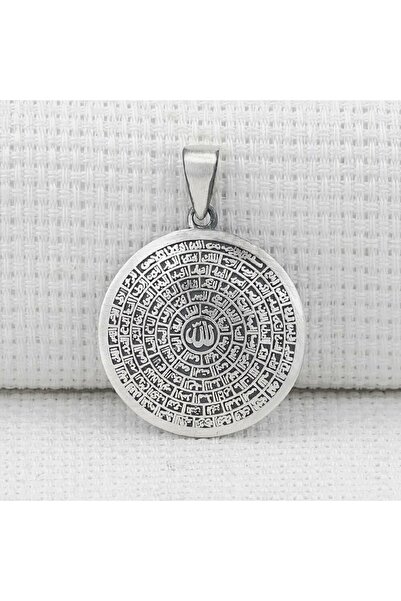 shop Esmaul Husna Dualı Büyük Boy 925 Ayar Gümüş Erkek Kolye Ucu