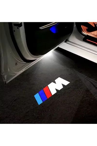 iq elektronik Bmw under Door Logo m Written Original Socket under Door Logo (Compatible with F,E,X Series)