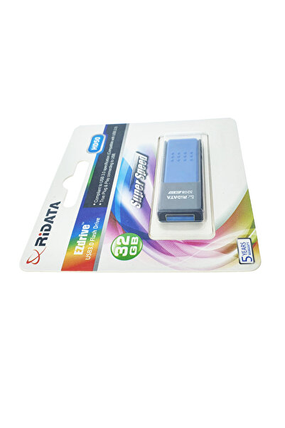 ridata USB 3.0 Flash Drive RiDATA 32GB, EZdrive HD50, retractable connector, blue