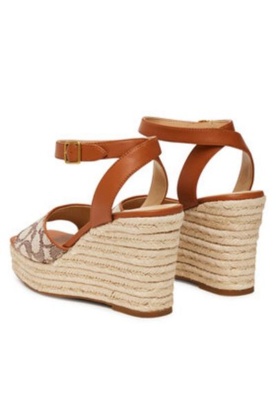 Coach Women's Espadrilles brown COACH-CAS80 URC COCOA/BURNISHED AMBER
