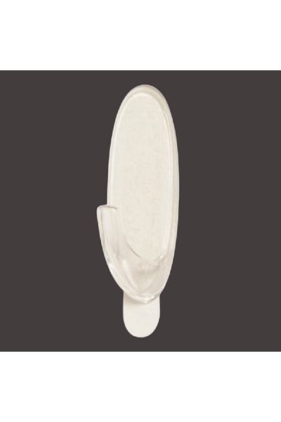 COMMAND Hook with 2 Strips Clear Large