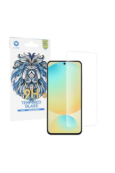 Lito Folie de sticlă Samsung Galaxy S24 FE, Claritate maximă, Litho, Sticlă clasică 2.5D 9H, Transparentă