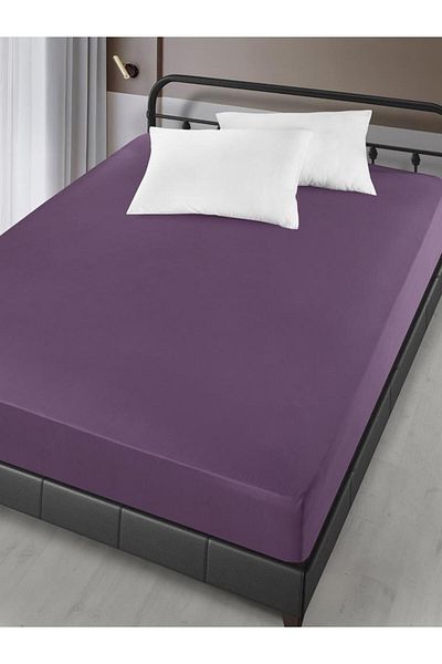 Karna Home Bed Sheet Cotton Satin Solid