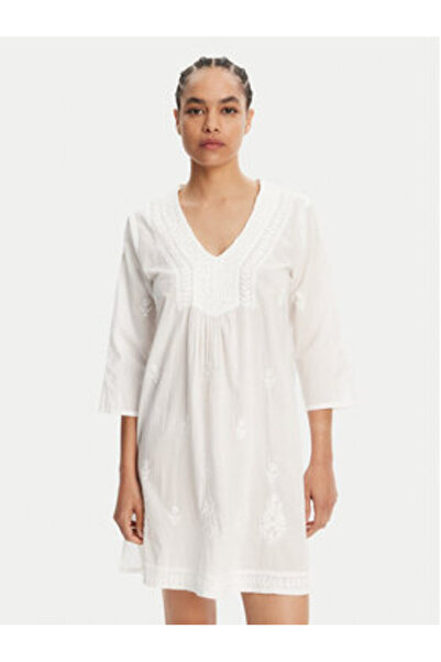 Selmark Rochie de vară pentru femei albă SELMARK-BC198 C22 BLANCO