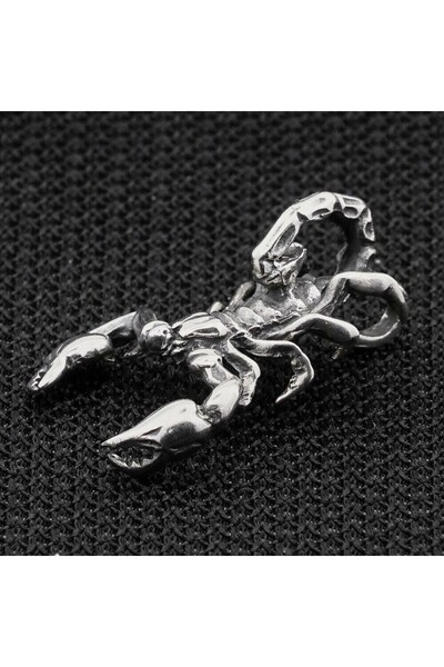 shop Akrep Tasarımlı 925 Ayar Gümüş Erkek Kolye Ucu