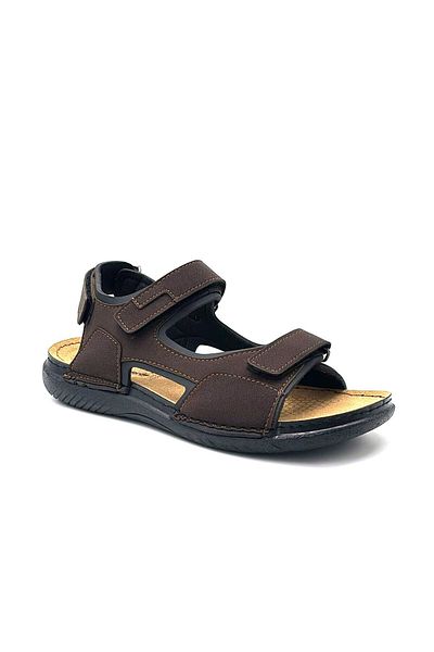 KİNDEP Ανδρικά σανδάλια Kindep Carlaverde Double Band Confort ΚΑΦΕ