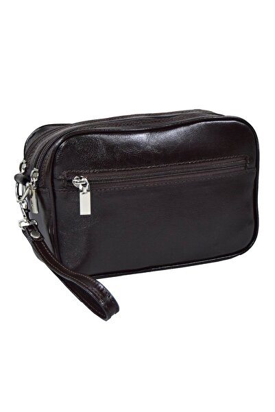 Magazinul de genti Men's genuine leather handbag, hand and shoulder bag, mode...