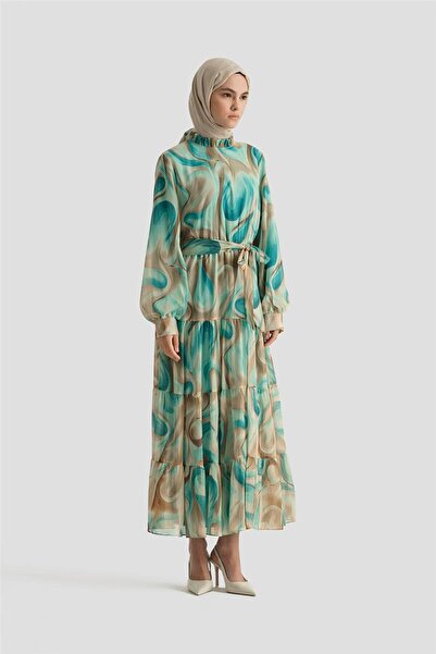 Armine Φόρεμα με σχέδιο 25YD4019 Μπλε