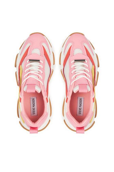 Steve Madden Women's Sneakers pink STEVE MADDEN-SM19000033 75M PINK / YELLOW
