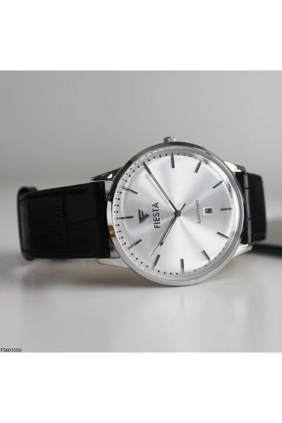 Fiesta Fs601050 Men's Wrist Watch with Leather Band