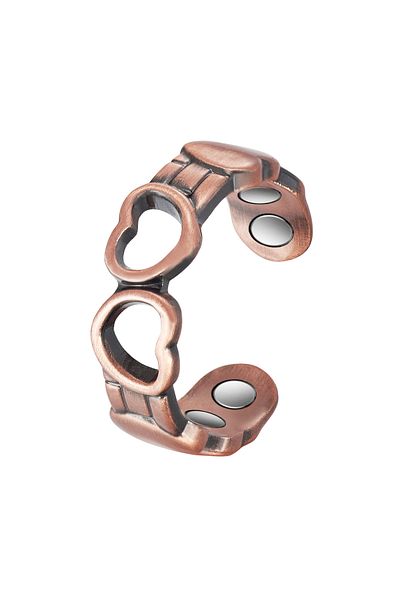 XTERRA 99.99% PURE COPPER RING WITH 4 THERAPEUTIC MAGNETS | Model VS-R3