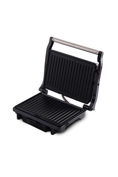 Berlinger Haus Contact grill with non-stick surface 1500 W Black Silver Collection