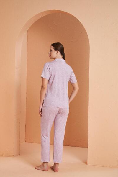 PJS Kadın Lila Pijama Takım 27057
