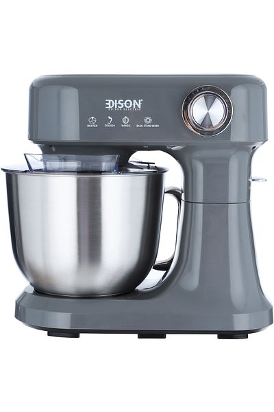 Edison Basic Stand Mixer 3×1, 5L, 600W, 12 Speeds, SM-B0313 - Dark Gray
