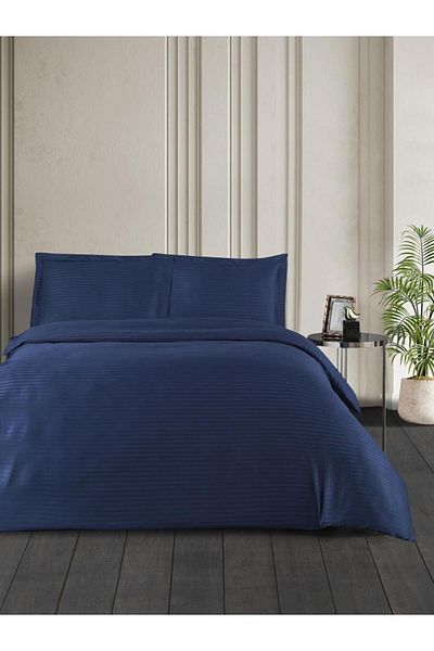 Karna Home Duvet Cover Set Striped Cotton 200X220