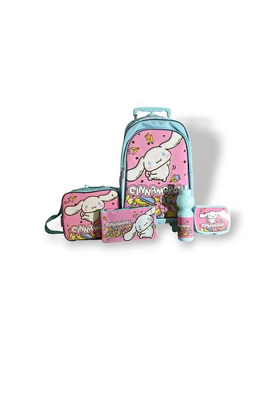 Generic SINAMORALL 18"TROLLEYBAG, LUNCH BAG, PENCILCASE, WATER BOTTLE, LUNCH BOX