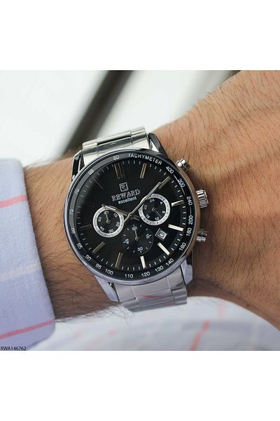 Reward Rwa146762 Men's Wrist Watch with Steel Band