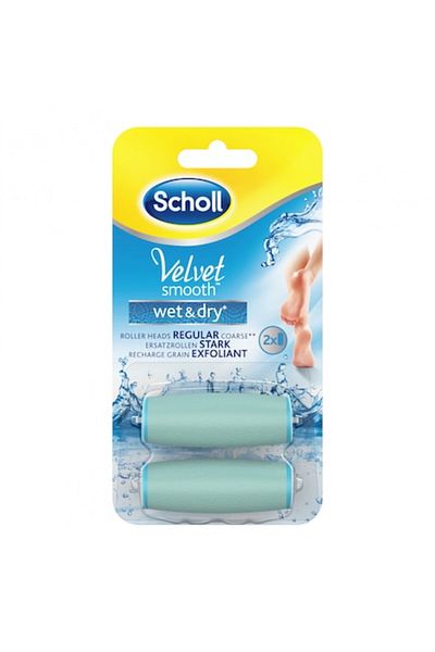 Scholl Refills for Scholl Velvet Smooth Wet & Dry Rechargeable Electronic File, 2 pieces